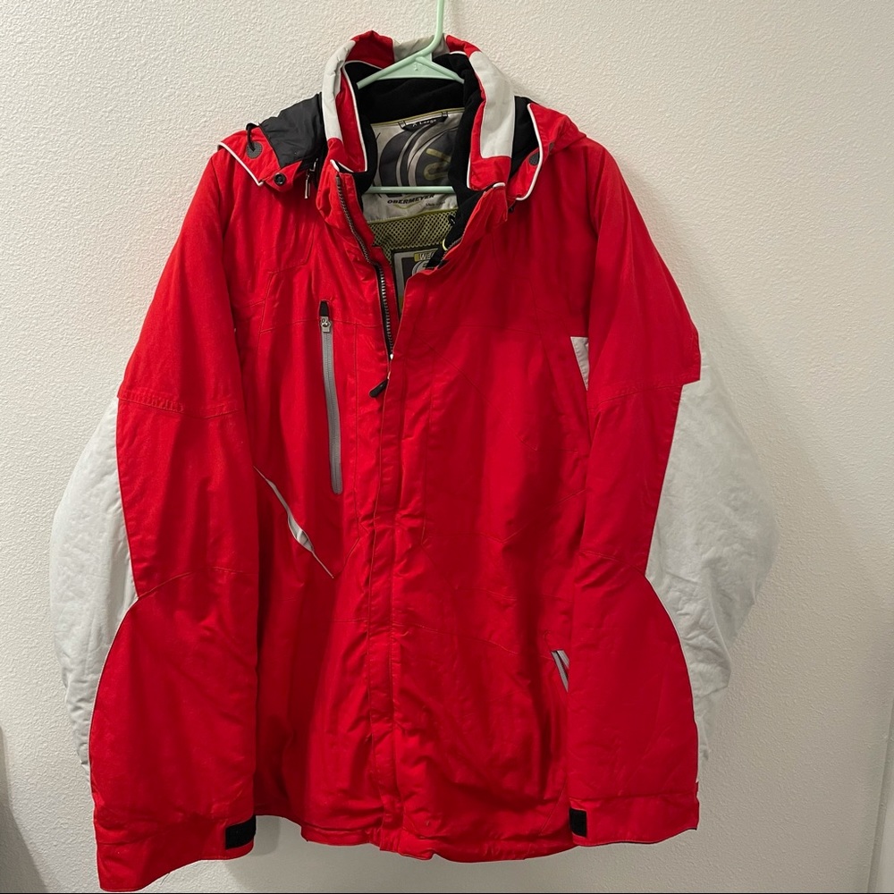 Obermeyer Outer Layer Winter Jacket Red Xl - image 1